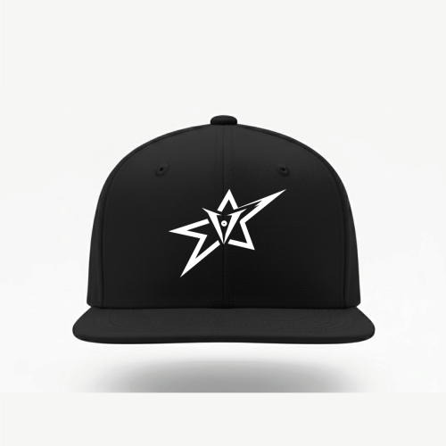 Gorra Snapback V Star - Negro