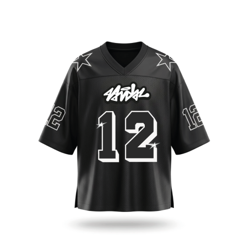 Camiseta Fútbol Americano - Negro